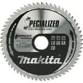Makita Accessoires Cirkelzaagblad Aluminium | Efficut | 185x30mm 60T 0g - E-16813 E-16813