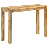 vidaXL Wandtafel 110x35x76 cm ruw mangohout