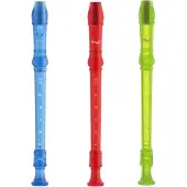 Stagg blokfluit kunststof blauw (Barok)