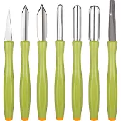 Tescoma Presto Carving messenset, groen/oranje