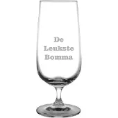 Fusion Bierglas op voet gegraveerd - 41cl - De Leukste Bomma