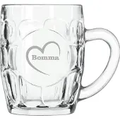 Libbey Bierpul gegraveerd - 55cl - Bomma-hartje