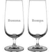 Fusion Bierglas op voet gegraveerd - 41cl - Bomma-Bompa
