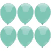 Haza Ballonnen verjaardag/feest - 200x stuks - mintgroen - 29 cm