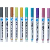 Pricenet Acrylstiften metalic glitter.