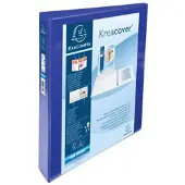 OfficeTown Exacompta Kreacover personaliseerbare ringmap blauw 2 ringen van 25 mm