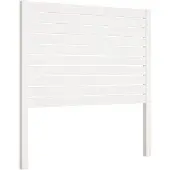 vidaXL Hoofdbord 96x4x100 cm massief grenenhout wit