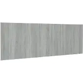 vidaXL Hoofdbord wandmodel 240x1,5x80 cm bewerkt hout grijs sonoma