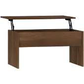 vidaXL Salontafel 80x50,5x41,5 cm bewerkt hout bruin eikenkleur