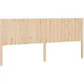 vidaXL Hoofdbord 205,5x4x100 cm massief grenenhout