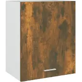 vidaXL Bovenkast Lyon 50x31x60 cm bewerkt hout gerookt eikenkleurig