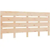 vidaXL Hoofdbord 160x3x80 cm massief grenenhout