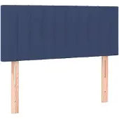 vidaXL Hoofdbord 100x5x78/88 cm stof blauw