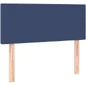 vidaXL Hoofdbord 90x5x78/88 cm stof blauw