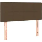 vidaXL Hoofdbord 80x5x78/88 cm stof donkerbruin