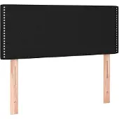 vidaXL Hoofdbord 80x5x78/88 cm stof zwart