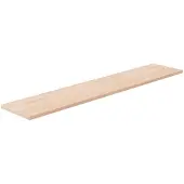 vidaXL Plank 100x20x1,5 cm onbehandeld massief eikenhout
