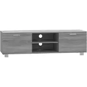vidaXL Tv-meubel 140x40,5x35 cm bewerkt hout grijs sonoma eikenkleurig