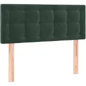 vidaXL Hoofdbord 90x5x78/88 cm fluweel donkergroen