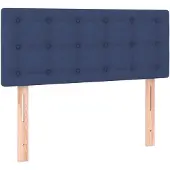 vidaXL Hoofdbord 90x5x78/88 cm stof blauw