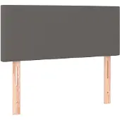 vidaXL Hoofdbord 80x5x78/88 cm kunstleer grijs
