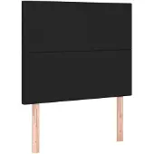 vidaXL Hoofdbord zwart 90x5x118/128 cm kunstleer