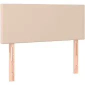 vidaXL Hoofdbord 80x5x78/88 cm kunstleer cappuccinokleurig