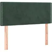 vidaXL Hoofdbord 80x5x78/88 cm fluweel donkergroen