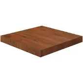 vidaXL Tafelblad vierkant 40x40x4cm behandeld eiken donkerbruin