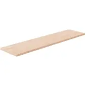 vidaXL Plank 80x20x1,5 cm onbehandeld massief eikenhout