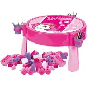 DOLU Unicorn Activiteiten Tafel incl. 100 Blokken 2572
