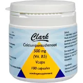 Clark Vitamine B5 pantotheen 500mg (100 capsules)