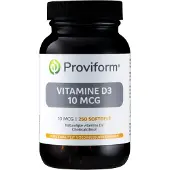 Proviform Vitamine D 10mcg Proviform 250sft