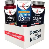 Lucovitaal 2+3 gratis: Voordeelbox Vitaal 65+ 3 stuks