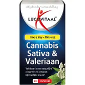 Lucovitaal 1+1 gratis | Cannabis Sativa & Valeriaan – 30 capsules