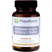 Proviform Vitamine K2 100mcg & D3 75mcg