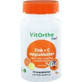 Vitortho Zink + C kind 30 zuigtabletten