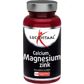Lucovitaal Supplementen - Calcium Magnesium Zink - 100 tabletten