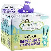 Jack N Jill Natural baby gum & tooth wipes 25 stuks
