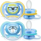 Philips AVENT Ultra Air Fopspenen +18M Boy Leeuw/Beer | 2 stuks
