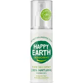 Happy Earth 100% Natuurlijke Deodorant Spray Unscented 100 ml