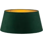 Duolla Lampenkap Cone hoogte 25,5 cm, donkergroen/goud, groen, Textiel / Stof / Zijde