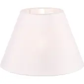 Duolla Lampenkap Sofia hoogte 31 cm, veroni wit, wit / opaal, Textiel / Stof / Zijde