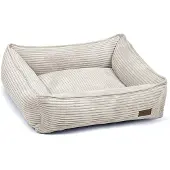 Designed By Lotte Ribbed - Hondenmand - Lichtgrijs - 65x60x20 cm