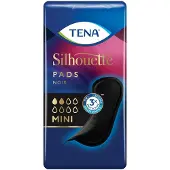Tena Silhouette Mini Inlegverband Zwart 18 St Verband