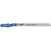 Milwaukee decoupeerzaagblad aluminium T227D Bochten 75x3mm (5 Stuks)