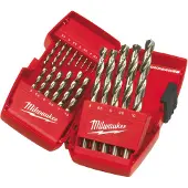 Milwaukee Thunderweb HSS-G Metaalborenset – 19-delig (1–10 mm) – In Koffer