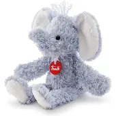 Trudi Classic Knuffel Olifant 22 cm - Hoge kwaliteit pluche knuffel - Knuffeldier voor jongens en meisjes - Blauw - 14x22x22 cm maat S