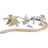 Tryco Houten Treinbaanset - Uitbreidingsset Dino's TR-353078