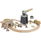 Tryco Houten Treinbaanset - Uitbreidingsset Bouwplaats TR-353080